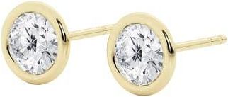 Badgley Mischka Round Cut Lab Created Diamond Stud Earrings - 1.50ctw in 0.5 Ctw Yellow Gold at Nordstrom Rack