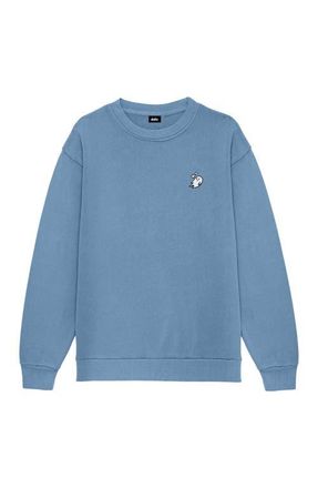 Dalix Heartly Ghost Womens Heavyweight Relaxed Sweatshirt in Pebble Blue at Nordstrom, Size 3X-Large