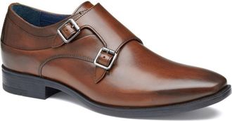 Johnston & Murphy Gibbons Oxfords Mens Brown Leather Dress Shoes VER608