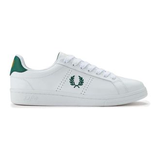 Fred Perry Sneakers, male, White, Size: 12 US B721 Sneakers