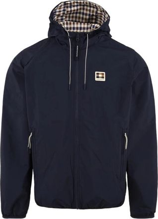 Aquascutum Rlg Badge Reversible Sailor Jacket - Heren - Zomerjassen - Blauw - 2XL - Leer - Jassen