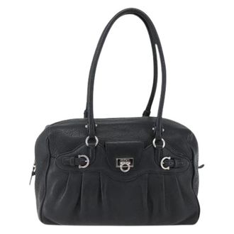 Ferragamo Borsa a spalla in pelle Pre-owned - - Pre-owned - Donna - Nero - ONE SIZE