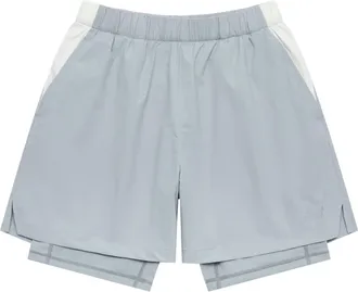 New Balance NB Logo 2 In 1 Short Asia Sizing Grey NVE25121-GR