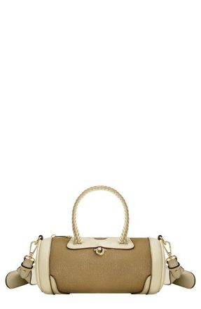 True Religion Quede Mini Duffel Crossbody Bag in Taupe at Nordstrom