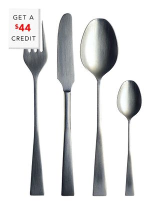 Mepra 20Pc Flatware Set With $44 Credit