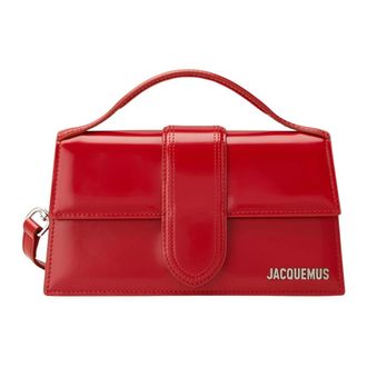 Jacquemus Le Grand Bambino - unisex - Tassen - Rood - Maat: ONE Size Leer