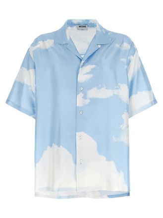 Moschino Light Blue Silk Shirt