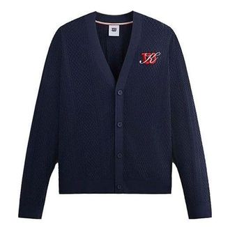 Kith For Wilson Sweater Cardigan Navy Blazer W91M314406WDBC