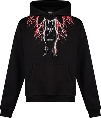 Phobia Archive Lightning Hoodie - Heren - Hoodies - Zwart - XL - Katoen - Hoodies & sweatvesten