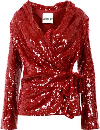 Aniye By Jassen Rood - Dames - Blouses - Rood - S - Spandex - Overhemden