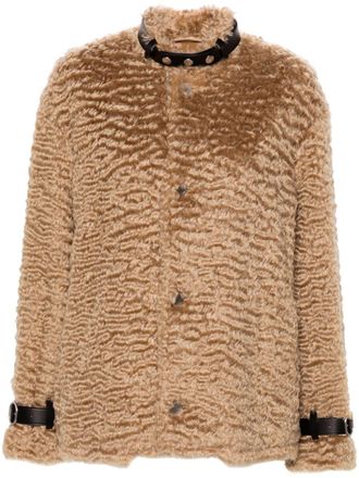 Jil Sander fur jacket - Brown