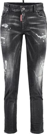 Dsquared2 Twiggy Cropped Jeans - Dames - Cropped Jeans - Grijs - S - Katoen - Jeans