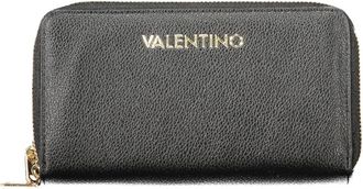 Valentino Dubbele Portemonnee - Dames - Portefeuilles - Zwart - ONE Size - Leer - Accessoires