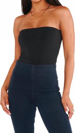 Show me your Mumu Tube Bodysuit In Black