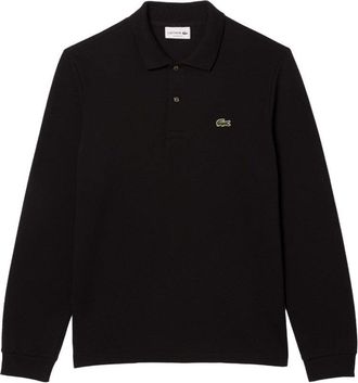 Lacoste Black Long-Sleeved Polo
