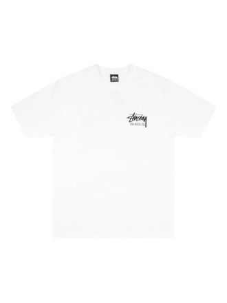 St&uuml;ssy T-shirt con logo - Bianco