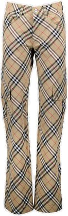 Burberry Straight-leg Checked Cargo Pants