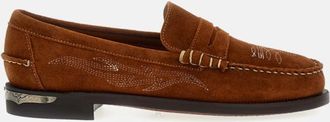 Sebago Brown Slip On Loafers