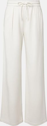 Max Mara Cotton and silk-blend sweatpants