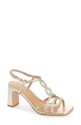 Regarde le ciel Chelly 01 Slingback Sandal in Garment Metal Platino at Nordstrom, Size 9.5-10Us