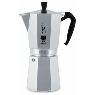 Bialetti Moka Express Alluminio, Nero
