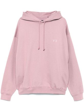 Yohji Yamamoto Felpa in tessuto spazzolato con cappuccio - Viola