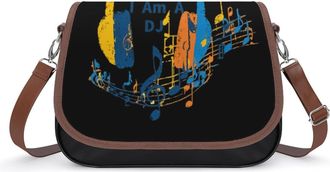 Generic Trust Me I Am A DJ Womens Crossbody Bag Fashion Shoulder Handbags Message Tote Bag with Adjustable Strap