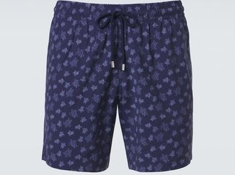 Vilebrequin Printed wool swim trunks