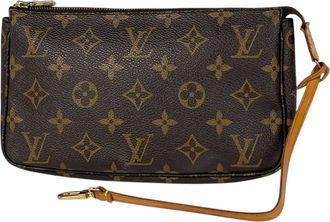 Louis Vuitton Monogram Brown Galle Monogram Monogram Pochette Pouch (Pre-Owned)
