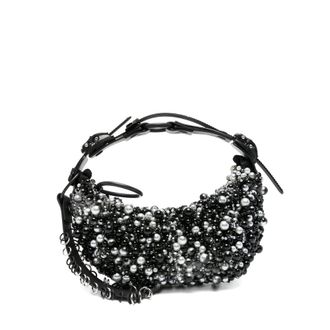 Innerraum Pearls Embellished Cross Body Bag