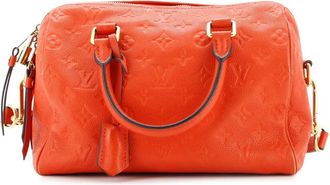 Louis Vuitton Speedy Bandouliere Bag Monogram Empreinte Leather 25 shoulder bag - Oranje