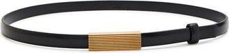 Khaite Empire Leather Belt - Black - 90 (UK 14 / XL)