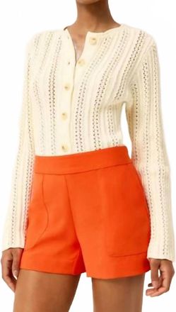 Marie Oliver Mia Mid Rise Short In Grenadine