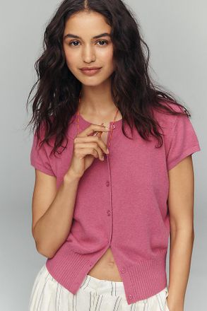 Maeve Coco Cotton Cashmere Cardigan by Maeve