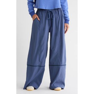 Free People Wish It Wide Leg Pants in Blue at Nordstrom Rack, Size X-Small