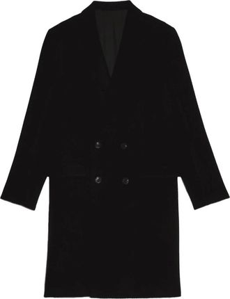 Ami Dames, Mantels, Zwart, Maat: 2XL Wol