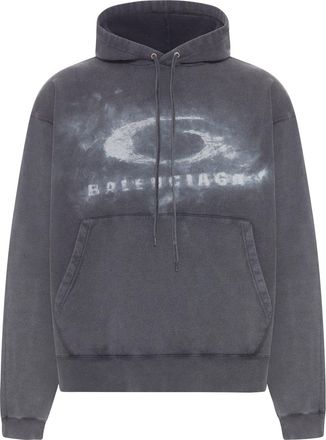 Balenciaga CRAYON LOOP LOGO HOODIE - Balenciaga - Man