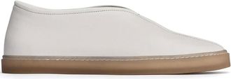 Christophe Lemaire Linoleum Piped sneakers - women - Rubber/Calf Leather/Calf Leather - 40 - White