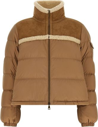 Moncler Brown Turtle Neck Jacket