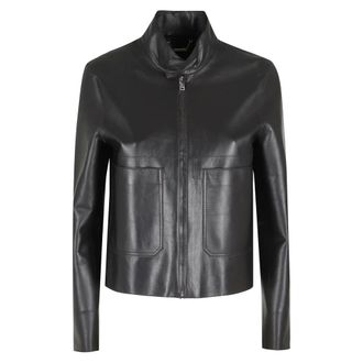 Seventy Dames, Jassen, Zwart, Maat: XS Leer