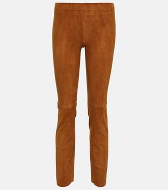 Stouls Jacky slim suede pants