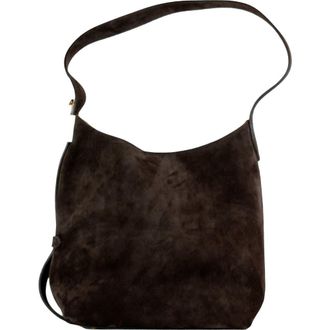 Persaman New York Lock Suede Tote Bag in Brown at Nordstrom Rack
