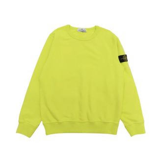 Stone Island Jumper - male - Stone Island - Kids Sweatshirts - Yellow - 8 Y - Kids