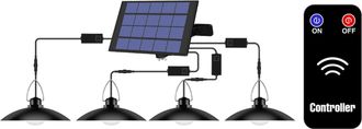 OEM L&aacute;mpara Colgante Led Con Energ&iacute;a Solar Para Uso Exterior, Resistente Al Agua (ip65), Con Control Remoto, Para Puertas, Patios Y Entradas De Veh&iacute;culos
