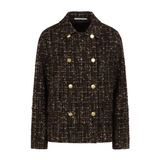Tagliatore Tweed Jackets, female, Black, Size: L Altea Tweed Jacket