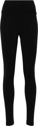 Wolford Zwarte Elastische Taillebroek - Dames - Leggings - Zwart - XS - Wol - Broeken