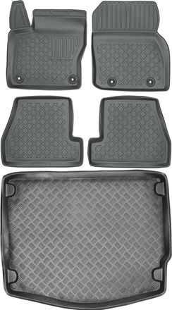 OEM Juego De Alfombrillas Para Coche Y Maletero Para Ford Focus Iii Hatchback (2011-2018)