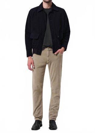 Citizens Of Humanity Adler French Terry Slim Straight Jeans In Vintage Stone