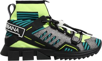 Dolce & Gabbana Multicolor Sorrento Socks Men Sneakers Mens Shoes