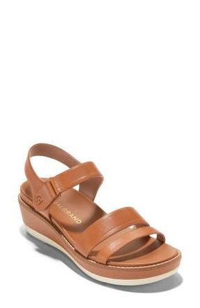 Cole Haan OriginalGrand Peyton Flatform Wedge Sandal in Pecan/peca at Nordstrom Rack, Size 5.5